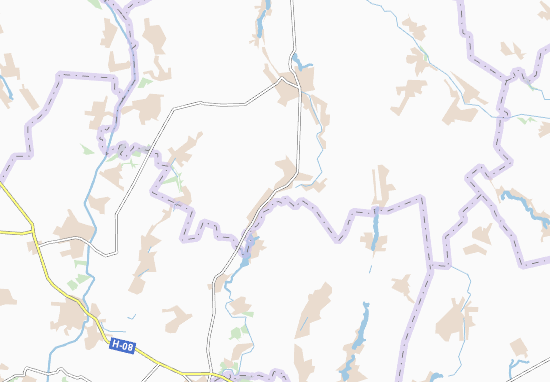 Velykyi Khutir Map