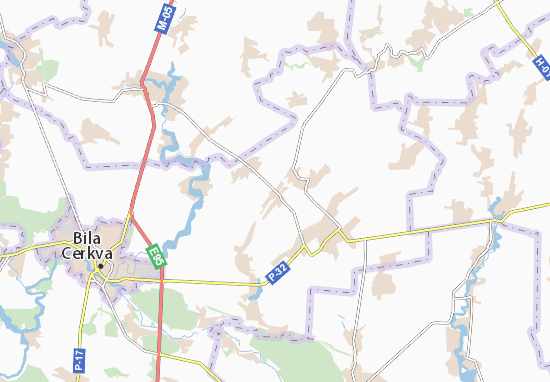 Karte Stadtplan Mala Antonivka