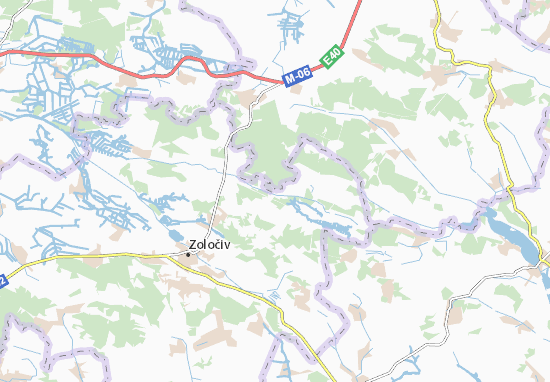 Karte Stadtplan Ruda-Koltivs&#x27;ka