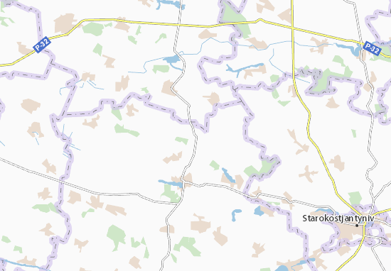 Karte Stadtplan Velyka Salykha