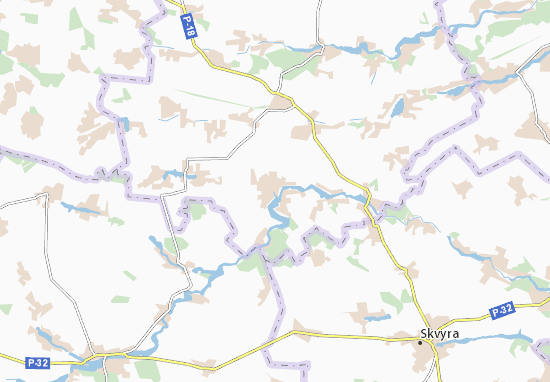 Mapa Pavoloch
