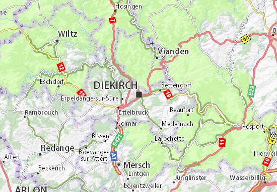 Mapas-Planos Diekirch