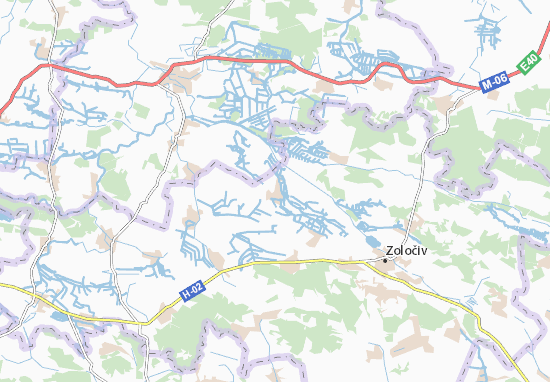 Kaart Plattegrond Skvaryava