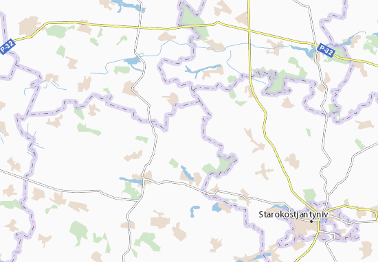 Karte Stadtplan Krasivka
