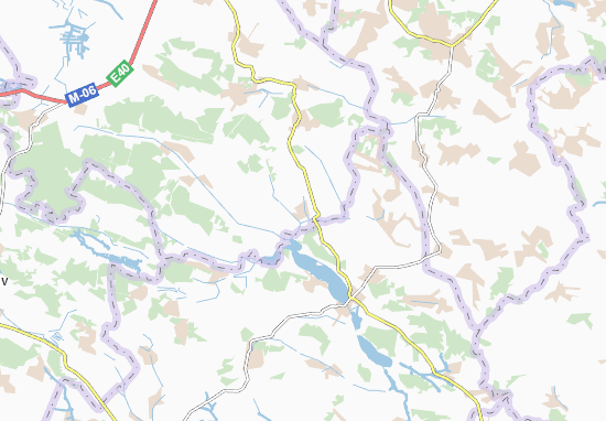 Karte Stadtplan Verbivchyk