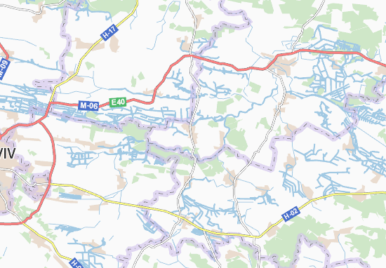 Karte Stadtplan Zadvir&#x27;ya