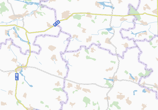 Mapa Kryvorudka