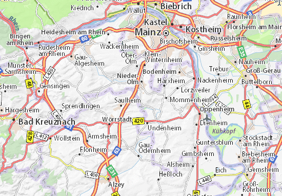 Sörgenloch Map