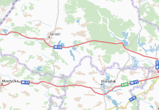 Karte Stadtplan Berdykhiv