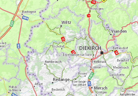Heiderscheid Map
