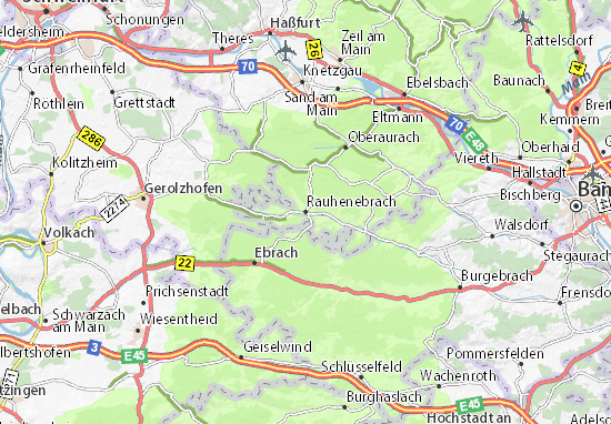 Rauhenebrach Map
