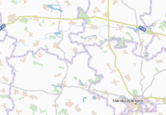 Karte Stadtplan Velyka Medvedivka