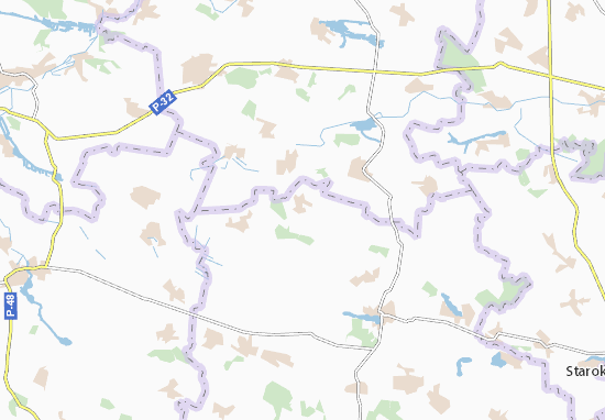 Vas&#x27;kivchyky Map