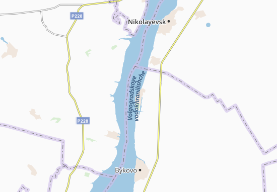 Mapa Kislovo