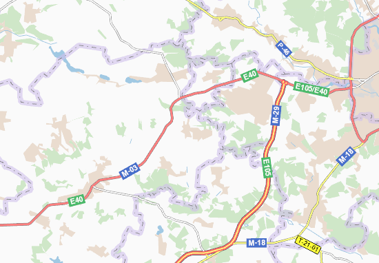 Karte Stadtplan Ohul&#x27;tsi