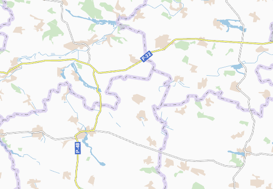 Karte Stadtplan Polyakhove