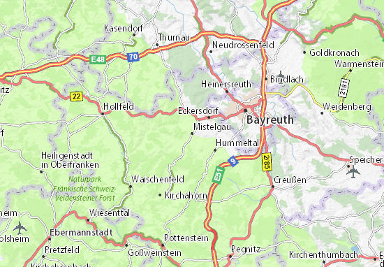 Mistelgau Map