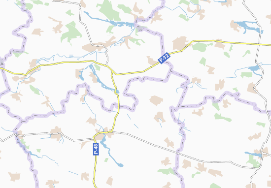 Mapa Berezhyntsi