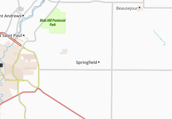 Karte Stadtplan Springfield