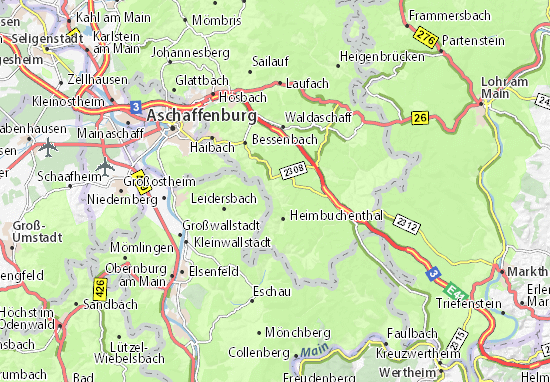 Kaart Plattegrond Mespelbrunn