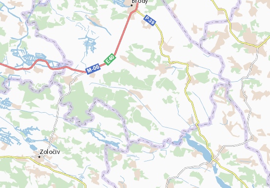 Karte Stadtplan Holubytsya