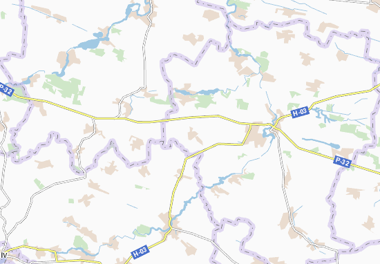 Hizivshchyna Map