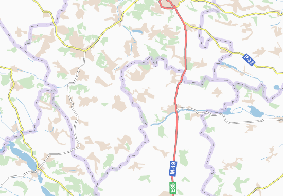 Kaart Plattegrond Dzvynyacha