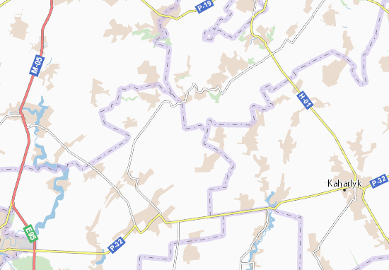 Kaart Plattegrond Lyudvynivka