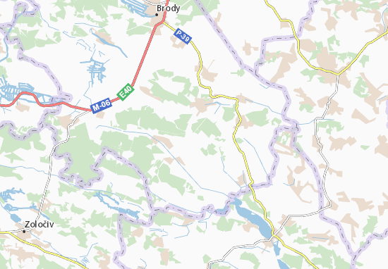Karte Stadtplan Litovyshche