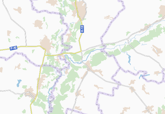 Kaart Plattegrond Mala Rublivka