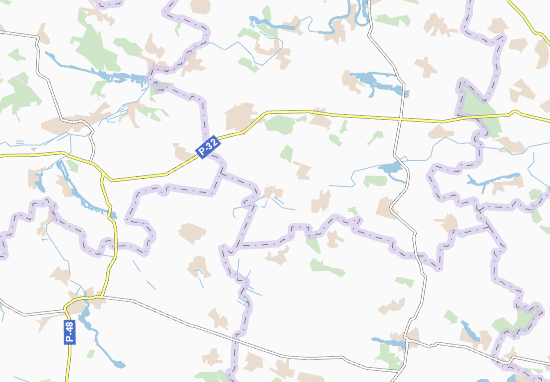 Kaart Plattegrond Khrystivka