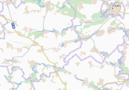 Karte Stadtplan Pochuiky