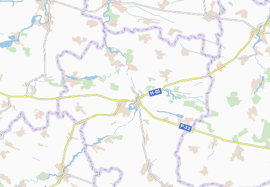 Karte Stadtplan Hromada