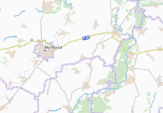 Karte Stadtplan Polyv&#x27;yane