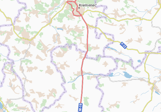 Karte Stadtplan Velykyi Kunynets&#x27;