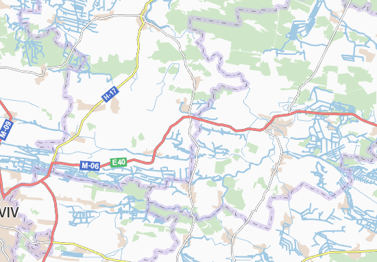 Karte Stadtplan Neslukhiv
