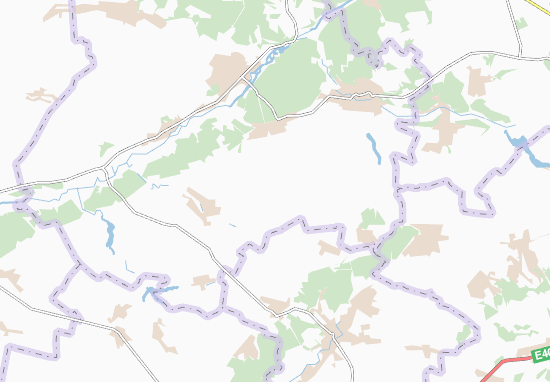 Karte Stadtplan Kytchenkivka