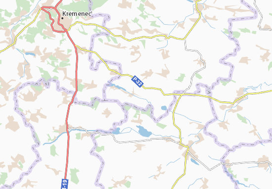 Karte Stadtplan Pishchatyntsi