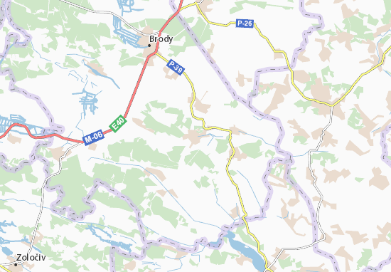 Kaart Plattegrond Chernytsya