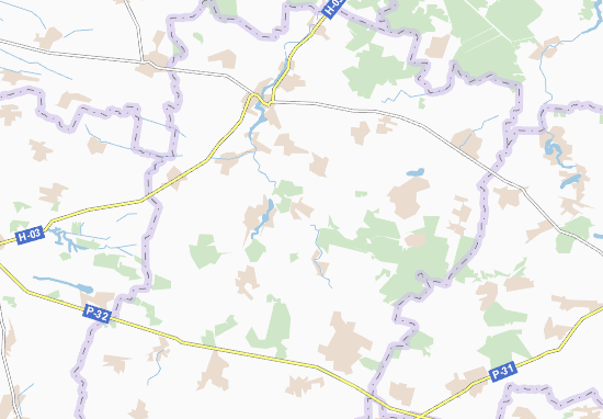 Mapa Beizymivka