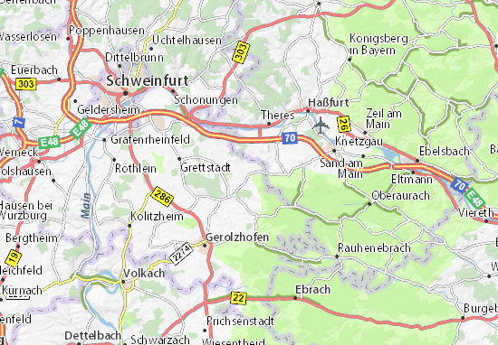 Karte Stadtplan Donnersdorf