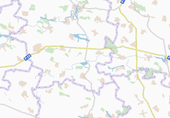 Karte Stadtplan Sakhnivtsi