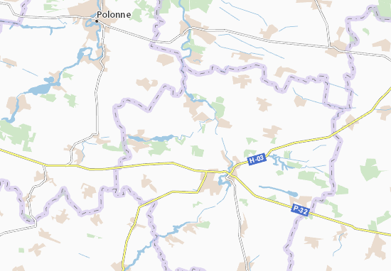 Hlezne Map