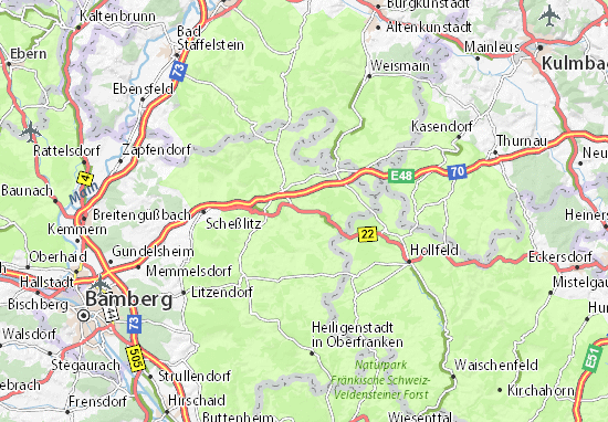 Mapa Steinfeld