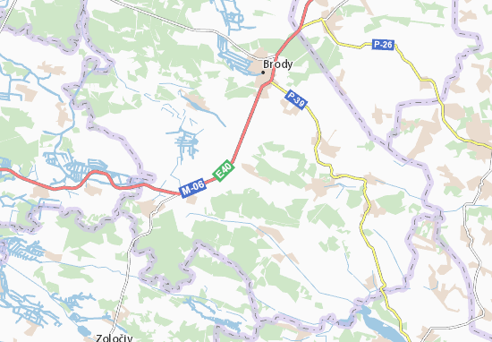 Mapa Ponykva