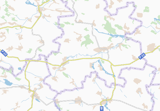 Mapa Vodychky