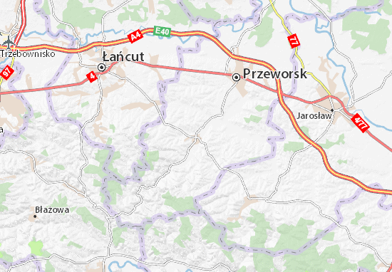 Karte Stadtplan Kańczuga