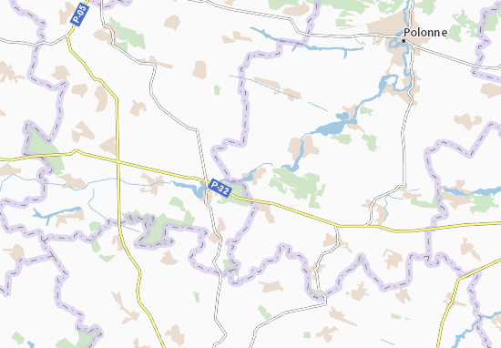 Karte Stadtplan Mykulyn