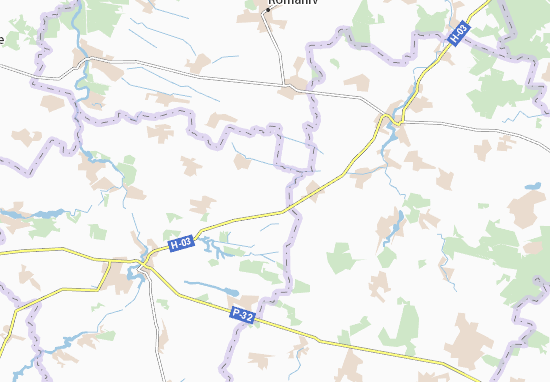 Karte Stadtplan Velykyi Brataliv