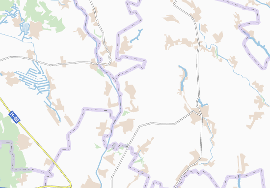 Nekhaiky Map